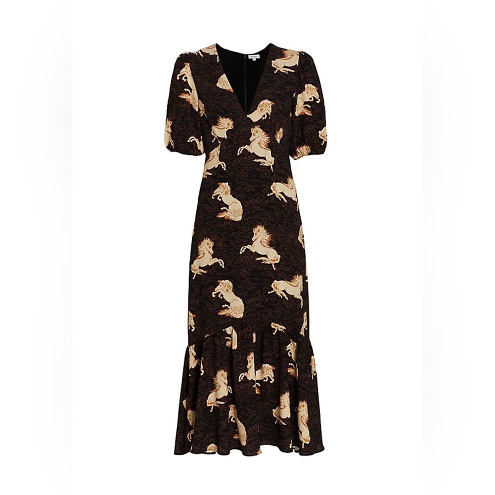 Rhode Ester Dress‎ in the Shetland Pony Brown Stone